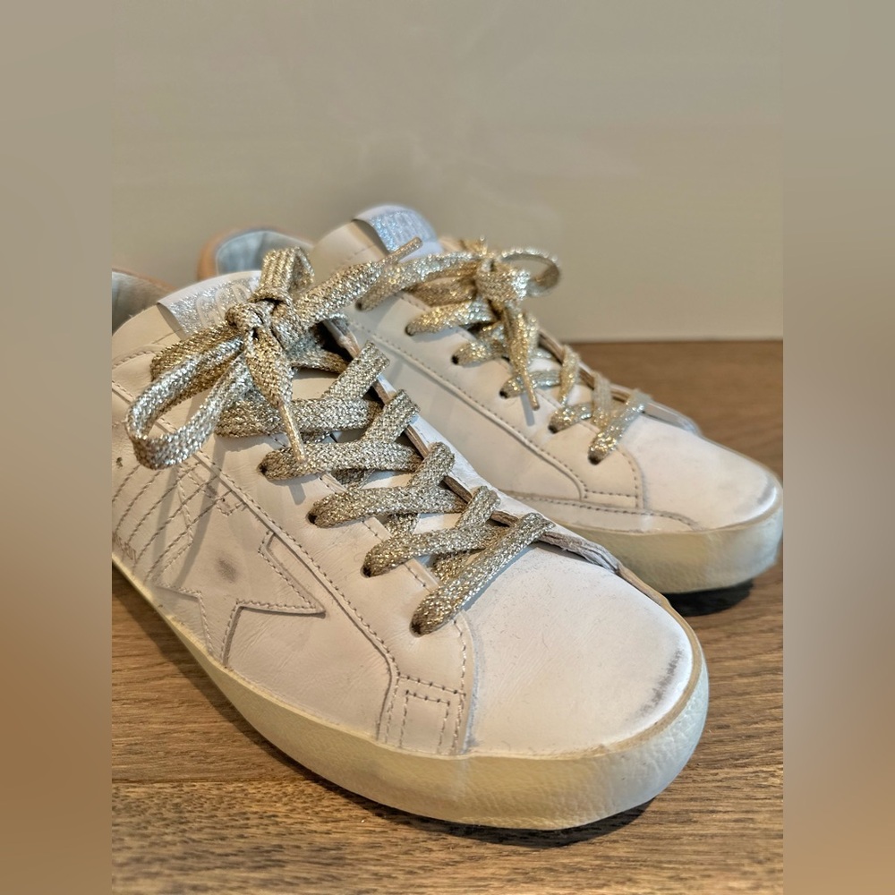 Metallic superstar Golden goose nwt! - Picture 12 of 16